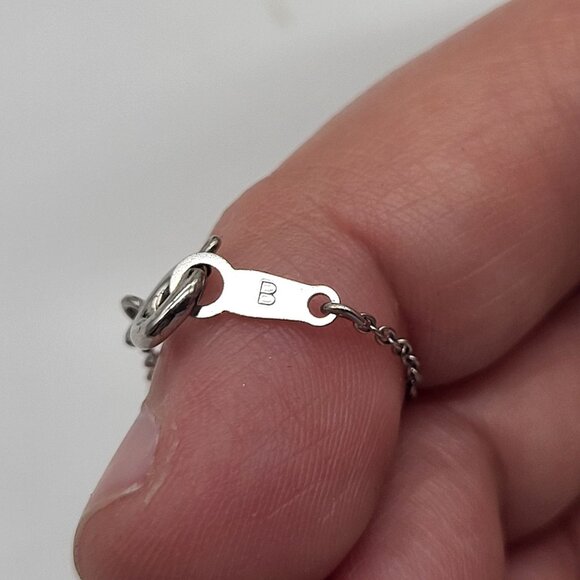 VTG Sterling Silver Double Heart Necklace Indonesia 925 - Picture 9 of 9